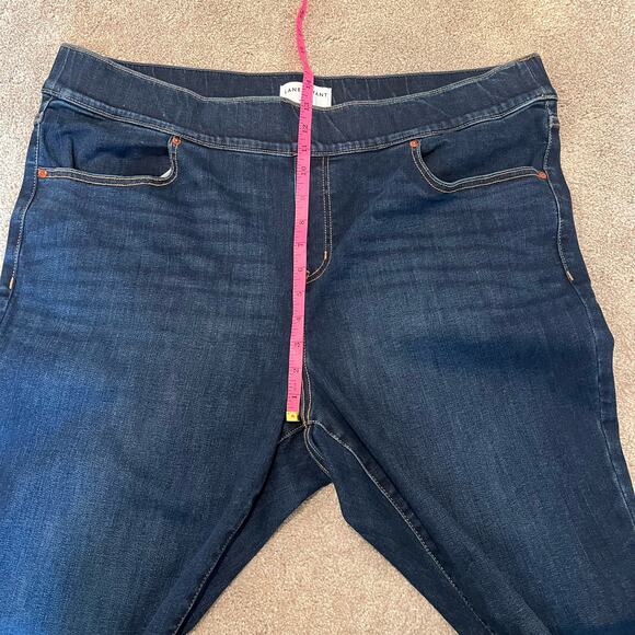 Lane Bryant Women's Plus Size Pull on Skinny Jean‎ Medium Wash Size 22 - Picture 8 of 10